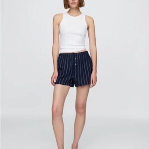 GAP GAPBody Flannel PJ Boxer Shorts - Women's Casual Summer Short